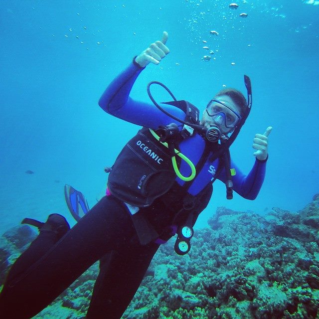 colt3 a man swimming in the water