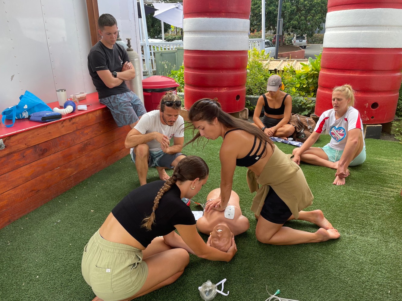 CPR class, Apnea Surf Survival - Hawaii