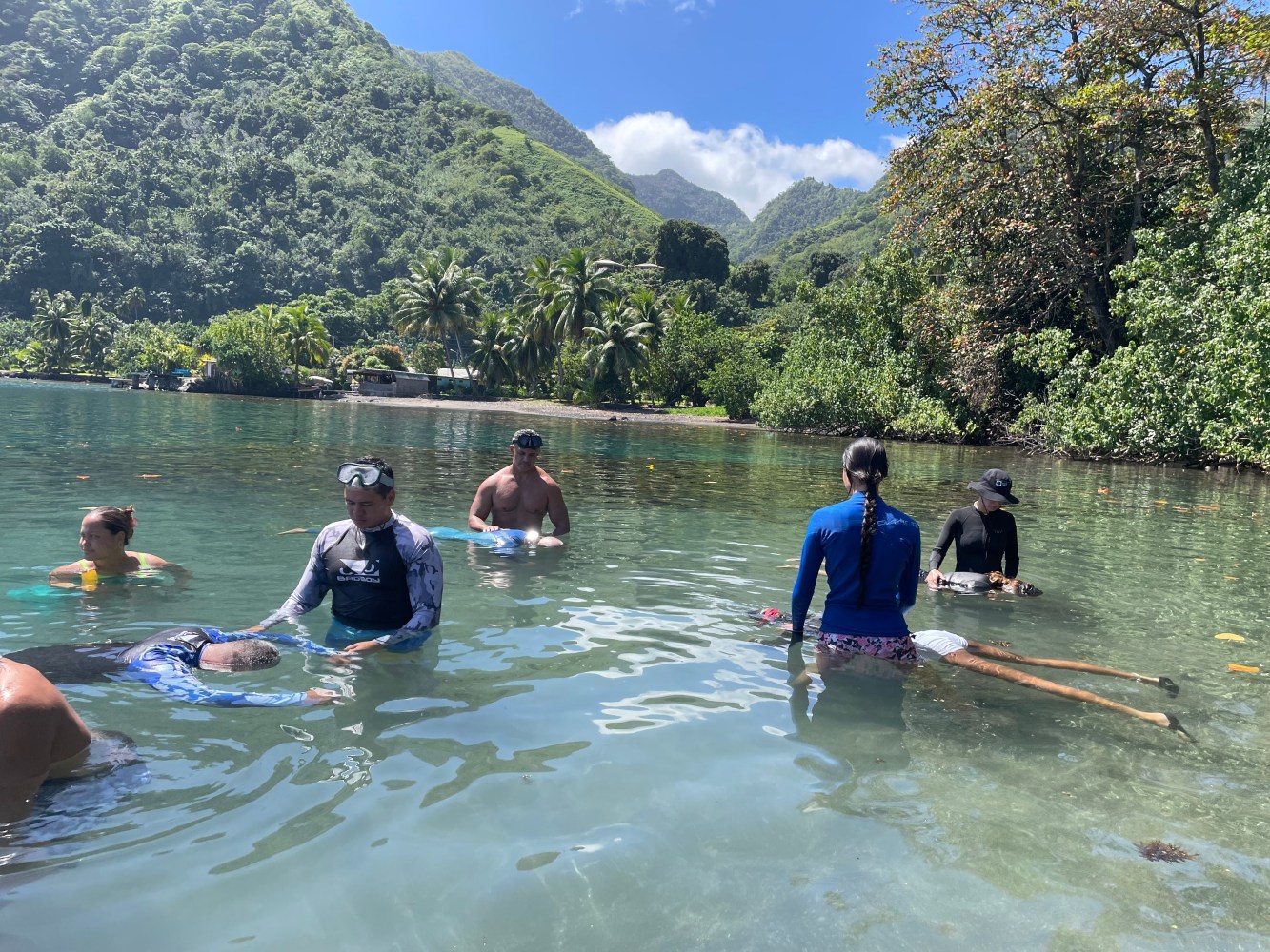 Apnea Surf Survival course in Teahupoo, Tahiti